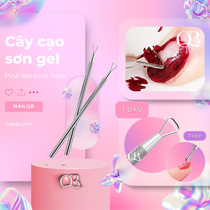 Cây cạo phá sơn gel 1 đầu - 2 đầu (lẻ 1 cây)
