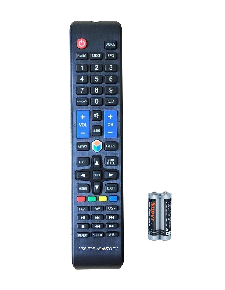 Remote Điều Khiển Tivi ASANZO Internet Smart TV Thông Minh Kèm Pin