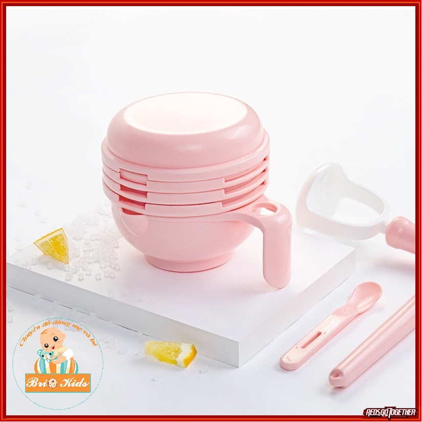Bộ chế biến ăn dặm kiểu Nhật 10 chi tiết