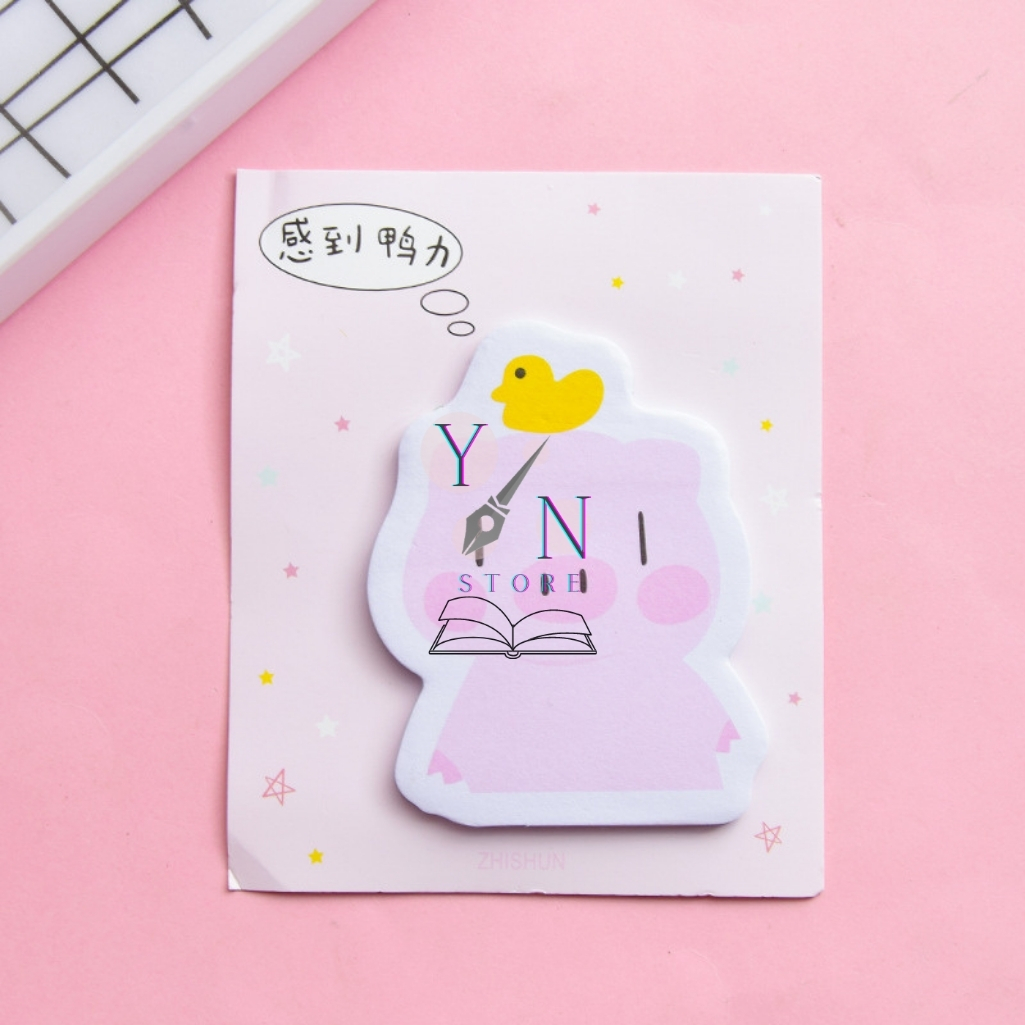 Giấy Note, giấy ghi chú Hình Thú Siêu Cute 30 Tờ