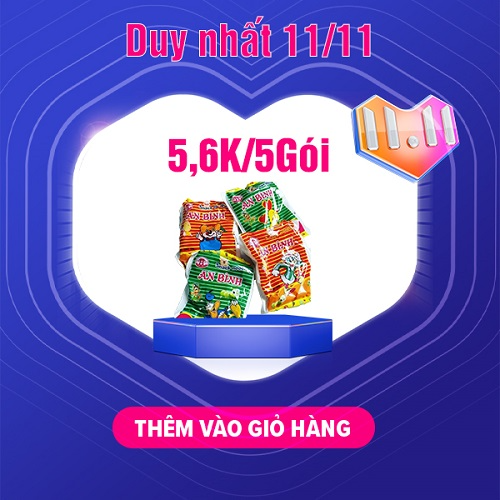 Combo 5 gói Mỳ tôn trẻ em An Bình