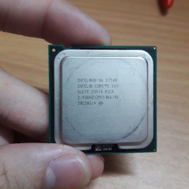 e7500 / CPU Intel® Core 2 DUO E7500