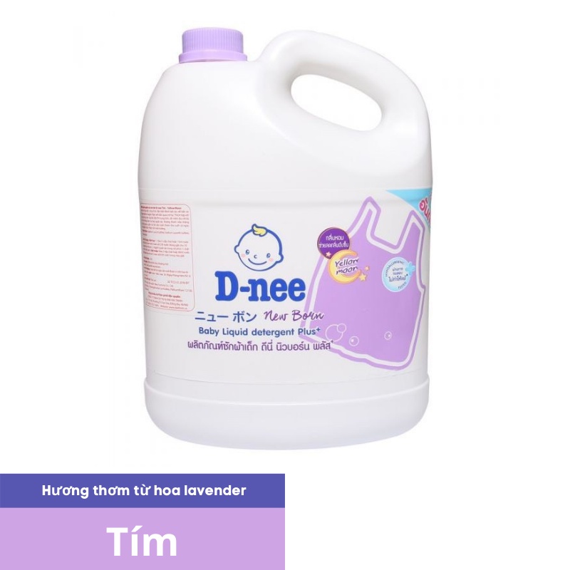 Nước giặt quần áo em bé Dnee Can 3000ml cho bé