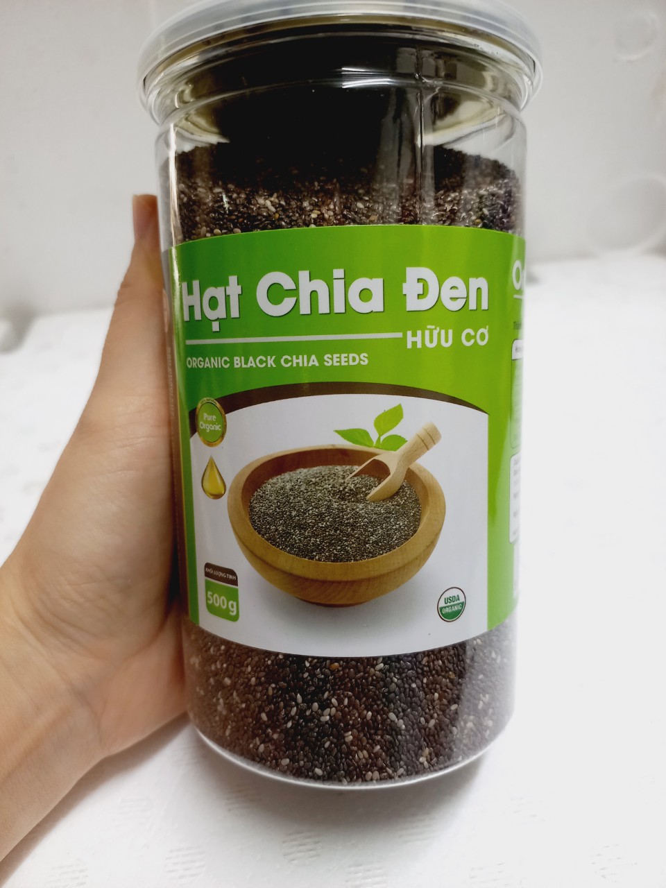 Hạt chia trắng/đen nhập khẩu hữu cơ chia seeds Wellbeing