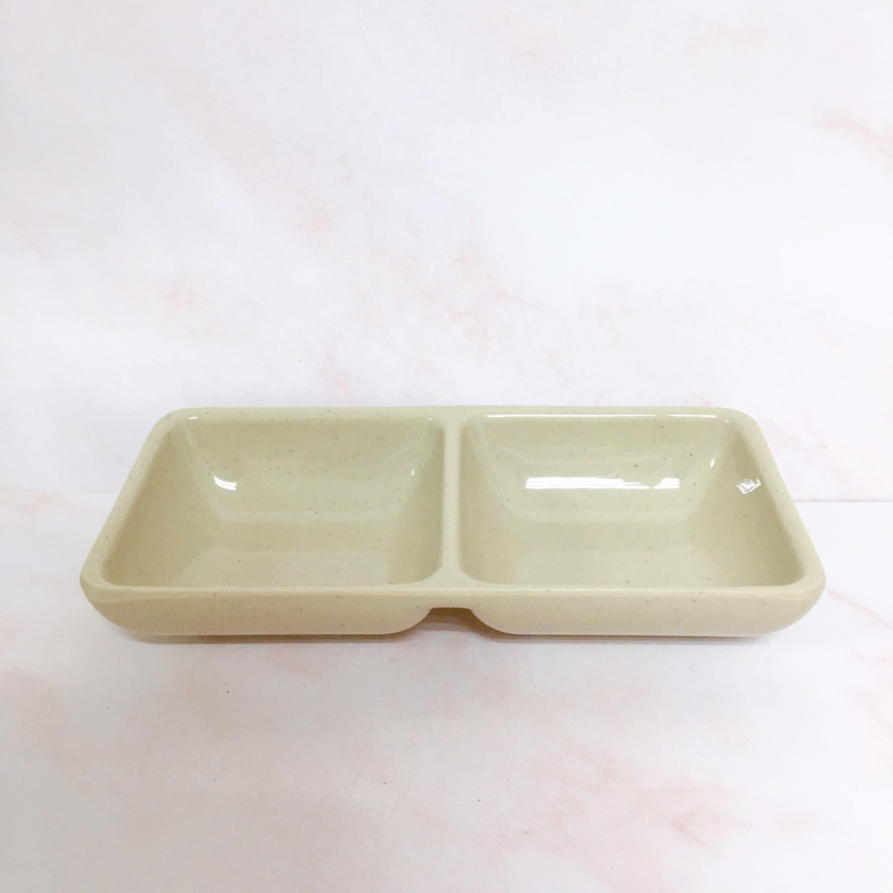 Đĩa Chấm SUPERWARE Nhựa Phíp 100% Melamine Nâu Đá - Stone