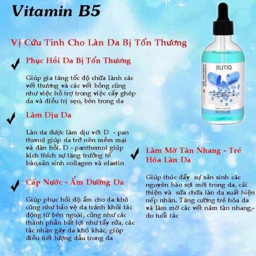 Vitamin B5 Butiq Lab Hàn Quốc