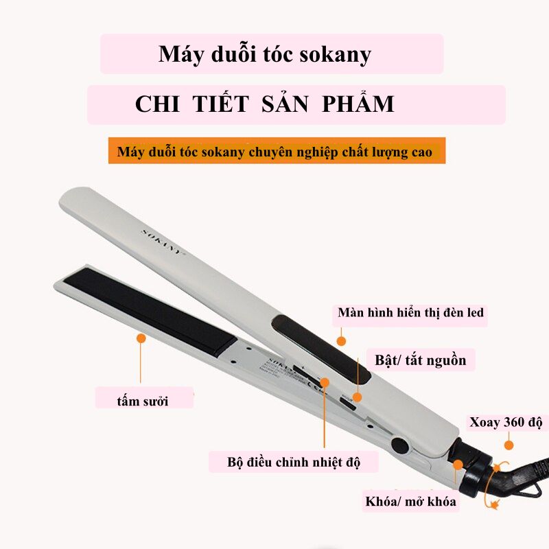Máy duỗi tóc Sokany 950A