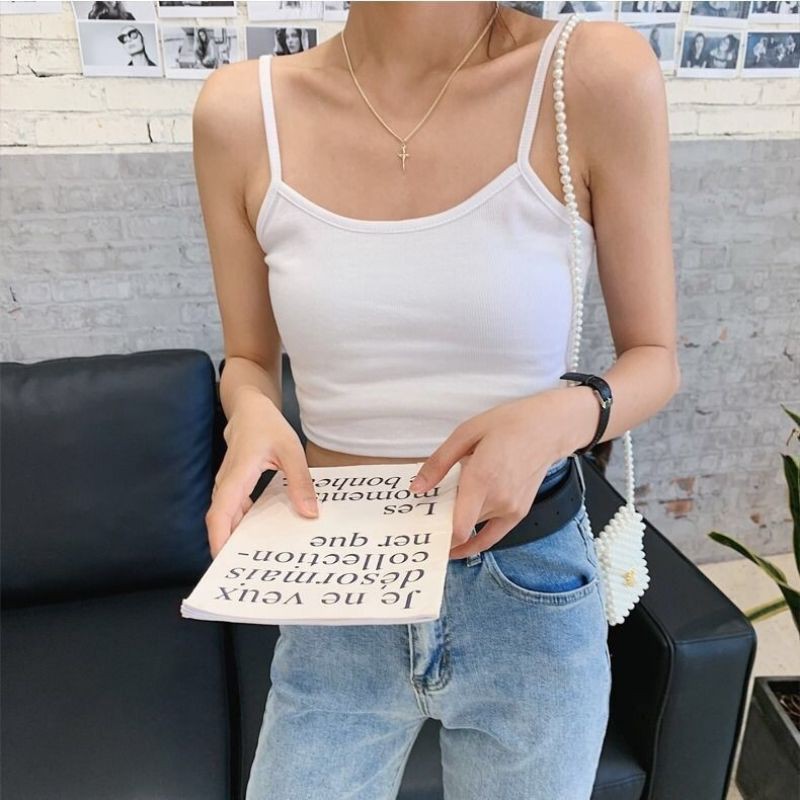ÁO 2 DÂY CROPTOP SIÊU XINH CH-NTT