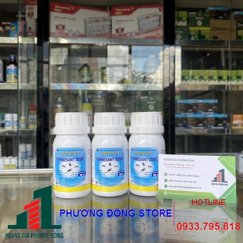 Thuốc diệt côn trùng ruồi muỗi kiến gián... Termosant 10SC (Chai 100ml)