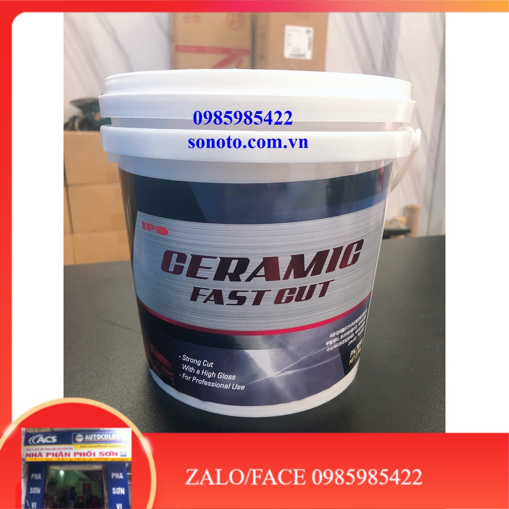 Xi đánh bóng bước 1 Hàn Quốc Ceramic Fast Cut(2.5kg) cho ô tô xe máy