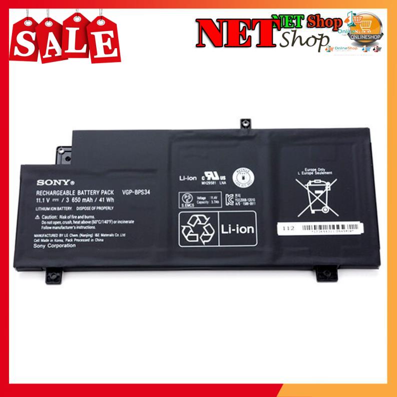 Pin laptop sony vaio bps34 touch svf15a1acxb svf15a1acxs vgp-bps34 zin