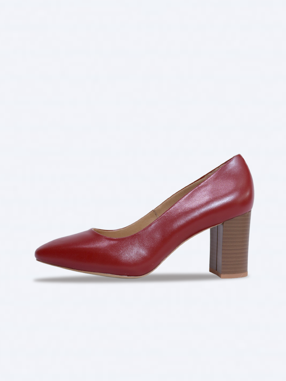 Giày nữ công sở da thật gót trụ 7cm P04 - SALSA pumps