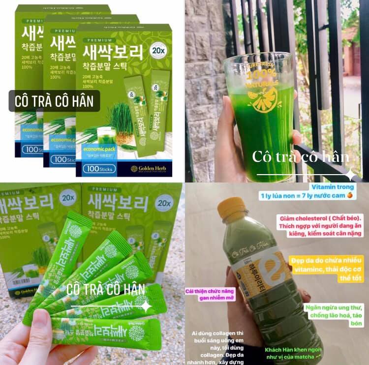 NƯỚC ÉP MẦM LÚA MẠCH NON CAO CẤP G0LDEN HERB