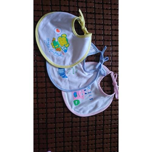 Bộ 3 yếm cột dây em bé