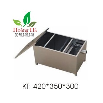 Bể Tách Mỡ Chất Liệu Inox Loại 40 Lít - Bẫy Mỡ