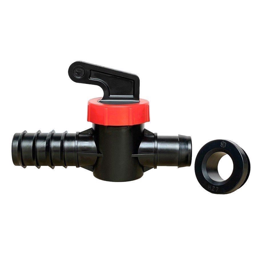 Van khởi thủy ống ldpe 32mm có ron cao su