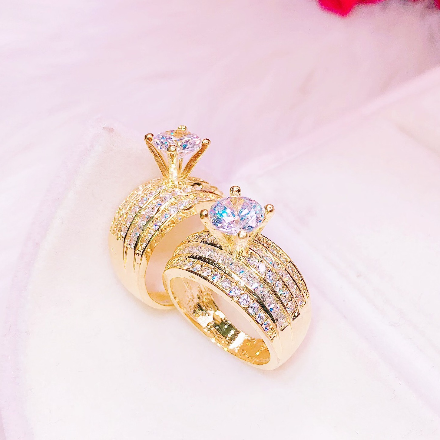 [HCM]Nhẫn nữ nhẫn nữ đẹp mạ bạch kim dát đá pha lê sáng lấp lánh mạ bạch kim cao cấp thiết kế thời trang Trang Sức Gami N053 - CAM KẾT KHÔNG ĐEN ĐEO ĐI TIỆC ĐI CHƠI SIÊU XINH ĐẸP