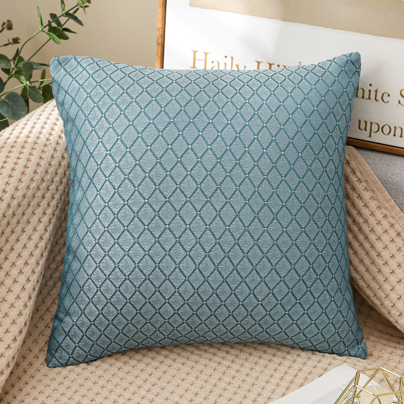 Gối tựa lưng, gối sofa , gối trang trí vải linen dệt sợi hình mắt võng cao cấp sbk167