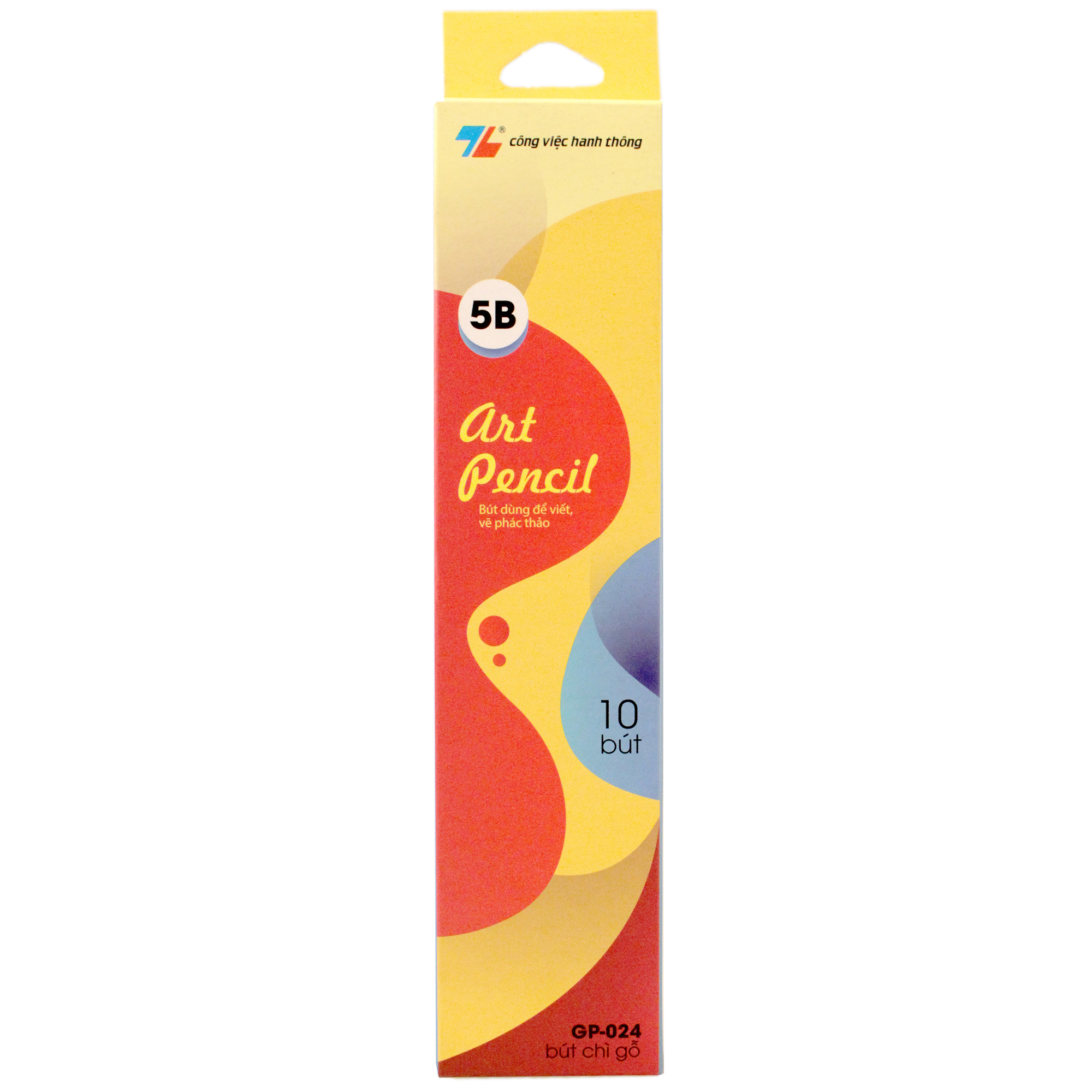 Combo 5 Bút chì mỹ thuật Thiên Long 5B GP-024