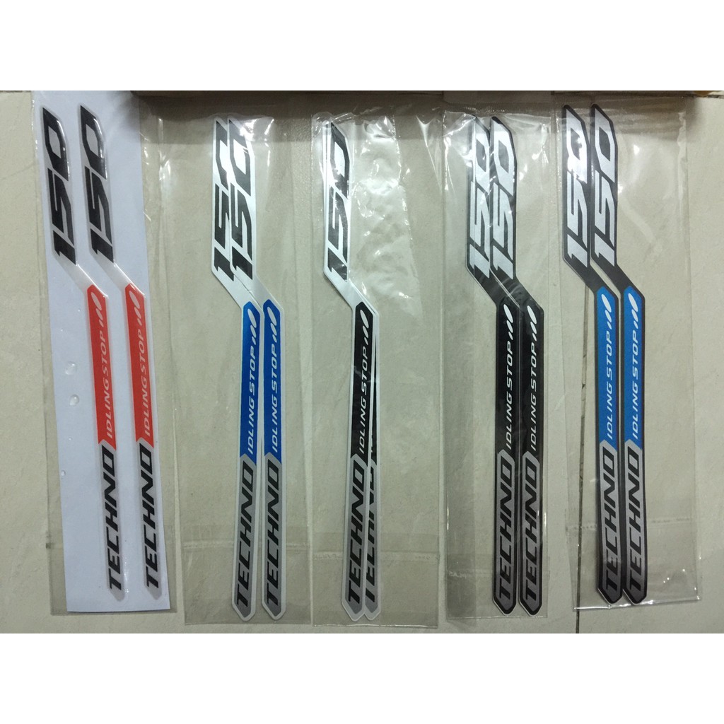 Tem chữ techno 150 cho vario