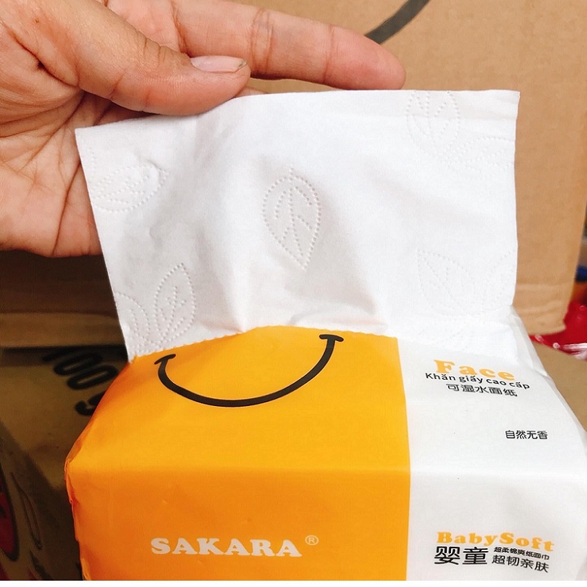 Giấy ăn sakara - Dòng cao cấp -Siêu dai siêu mềm