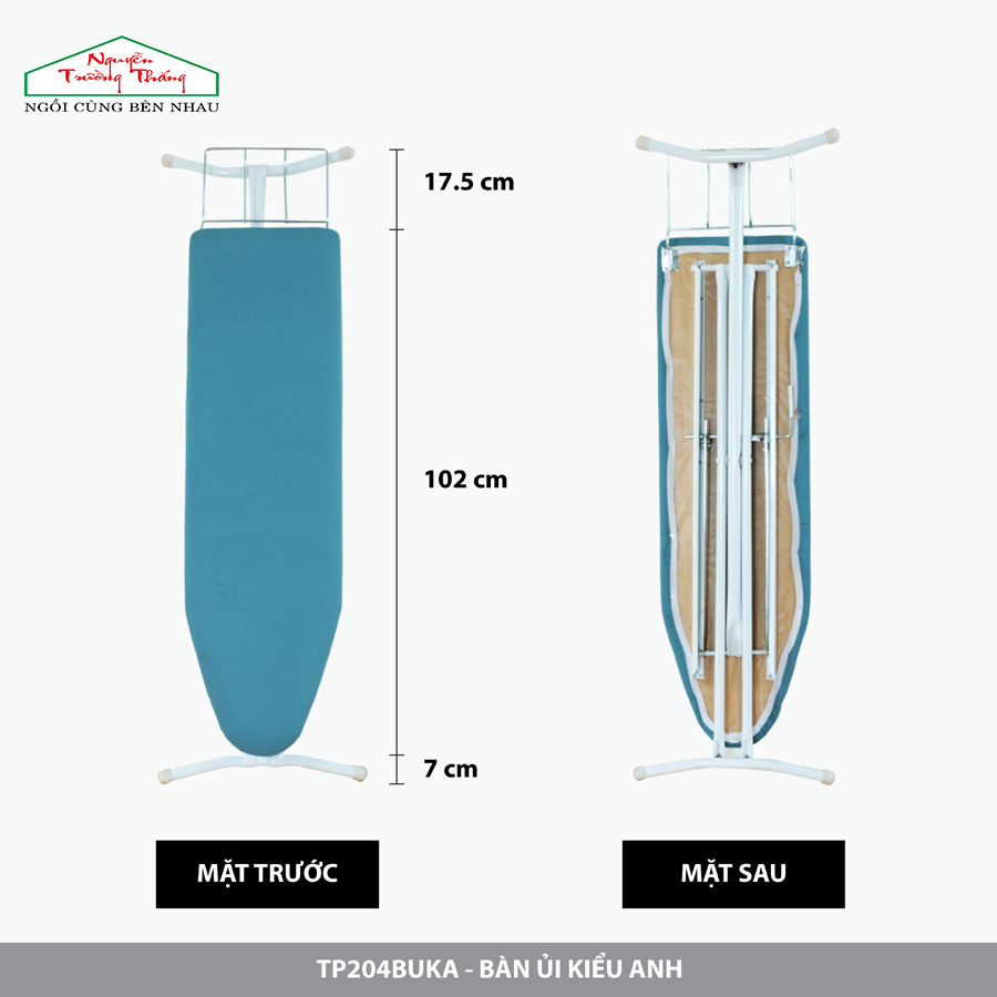 BÀN ĐỂ ỦI QUẦN ÁO KIỂU ANH 30X102CM