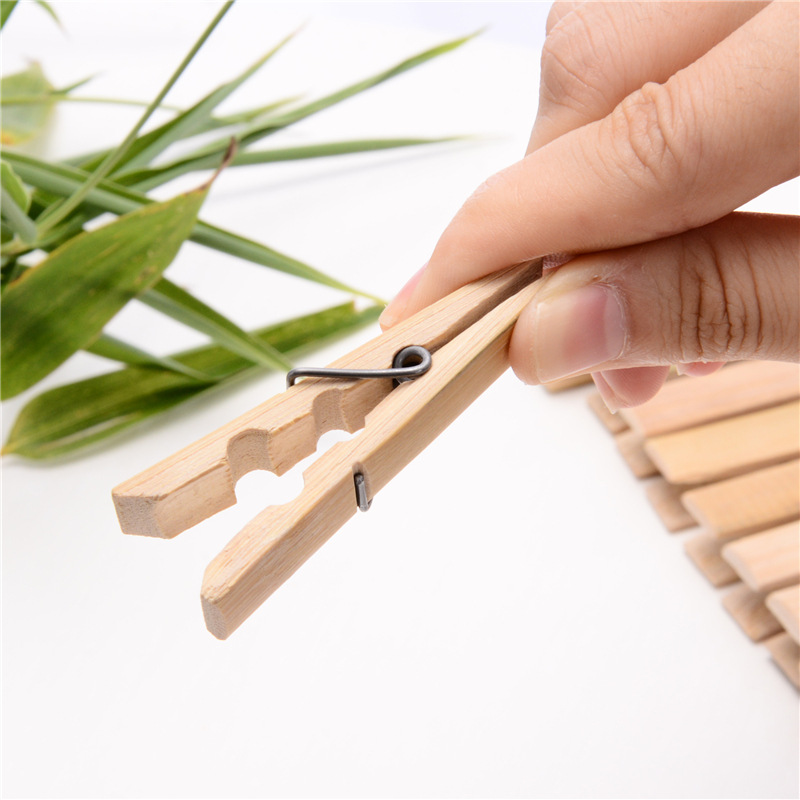 Set 20 kẹp phơi quần áo bằng gỗ