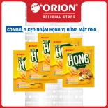 Combo 5 gói Kẹo ngậm HỌNG vị gừng mật ong gói 84G