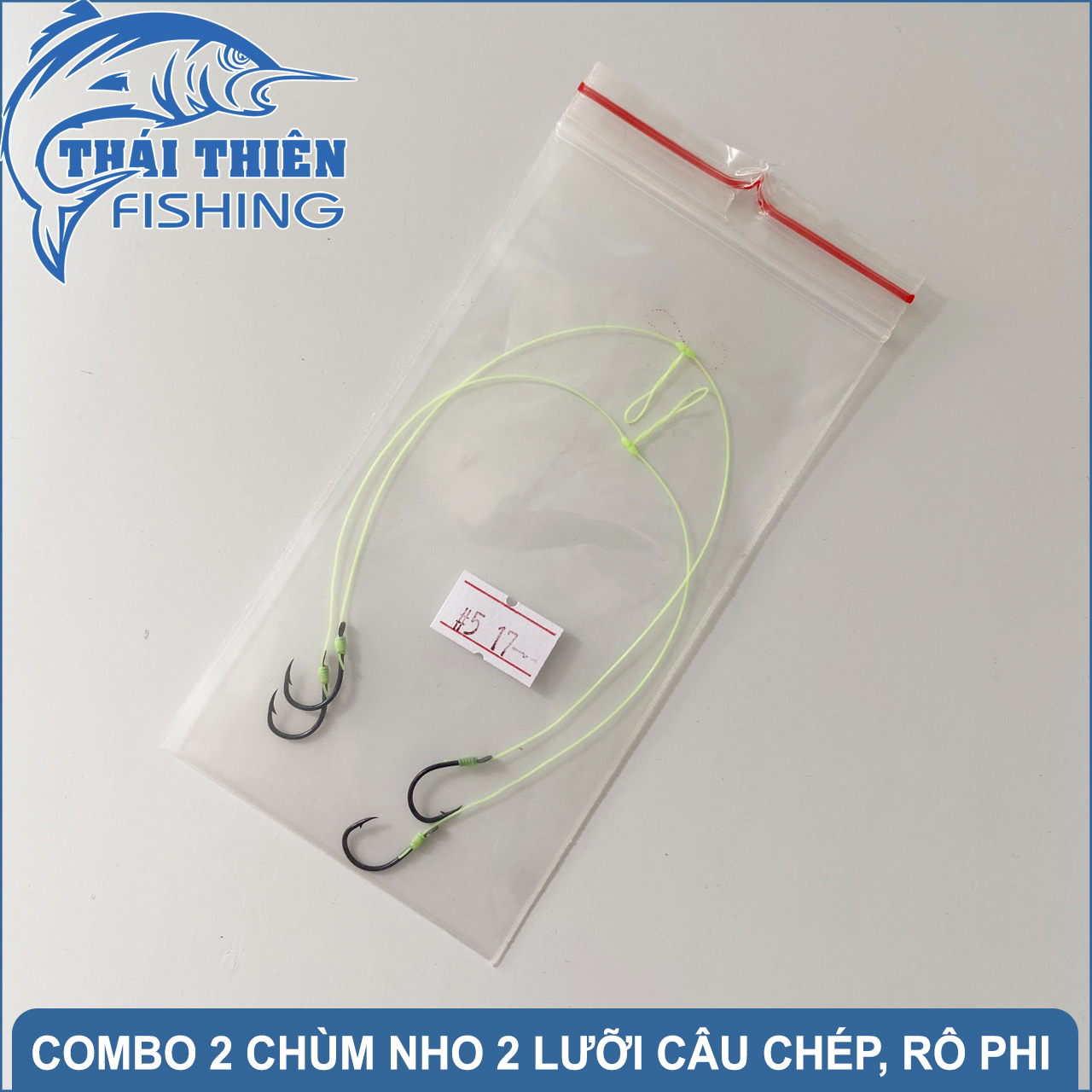 Combo 2 Chùm Nho 2 Lưỡi Chinu Dùng Câu Chép, Trê, Rô Phi