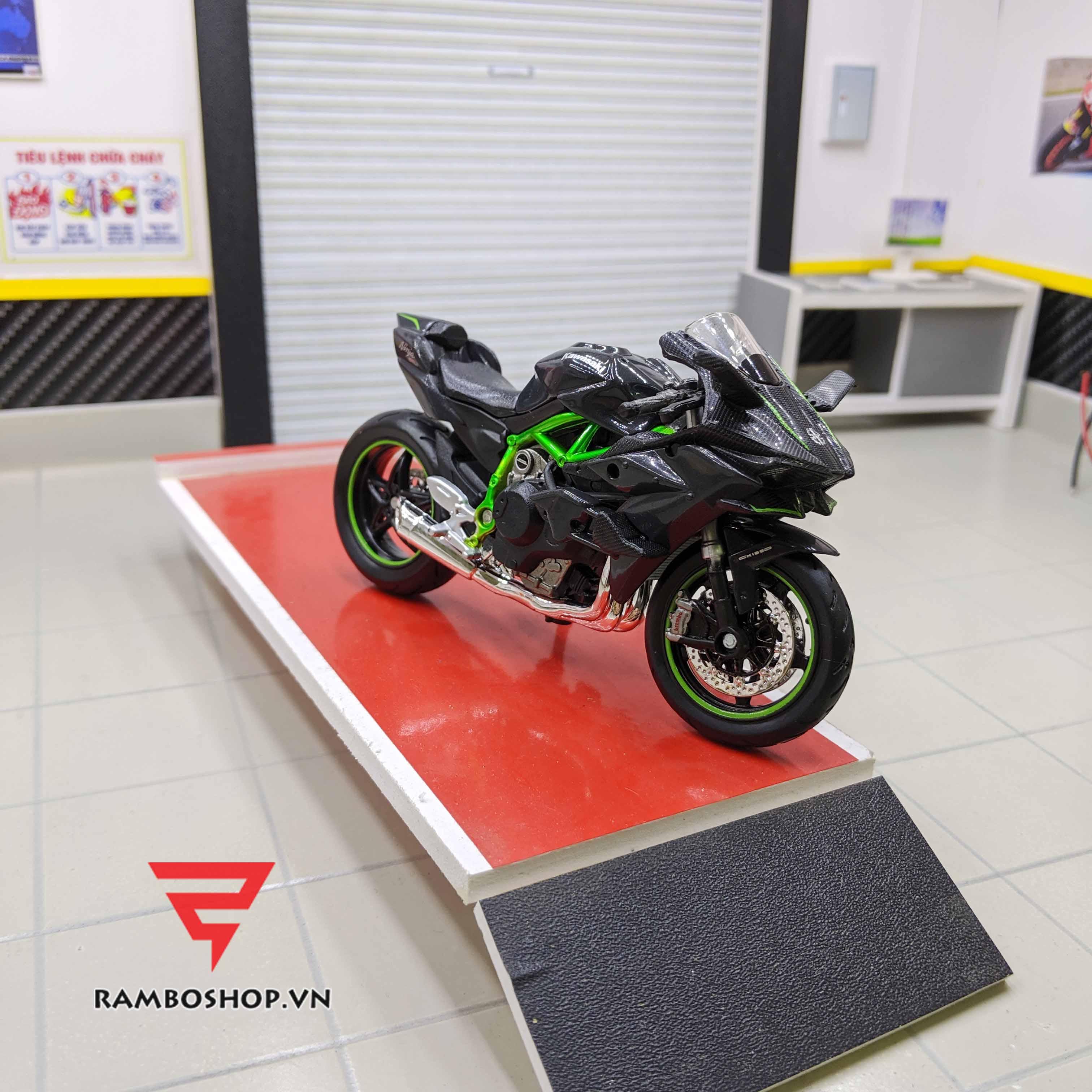 Mô hình xe H2R Kawasaki tỷ lệ 1:18