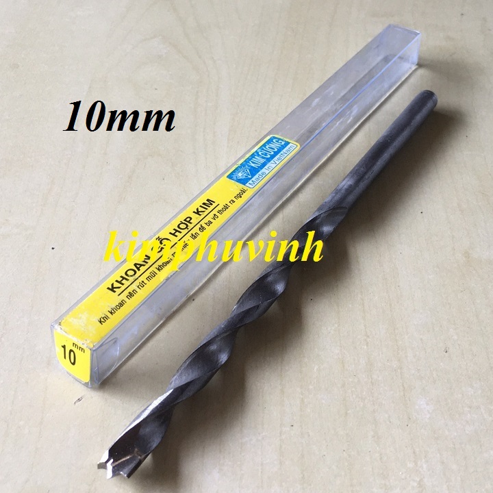 01 mũi khoan gỗ dài - mũi khoan gỗ hợp kim thắng lợi