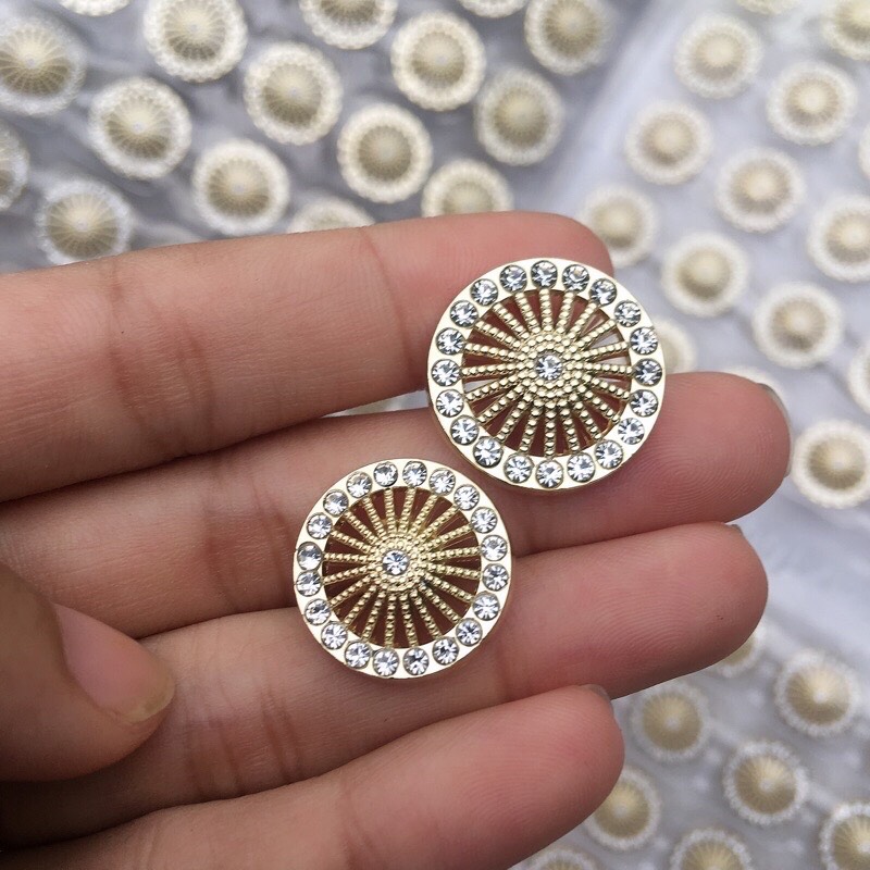 Nút cao cấp đính đá siêu sang đường kính nút 1.1cm