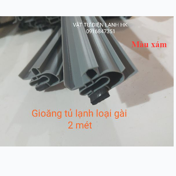 Ron tủ lạnh kiểu gài 2 mét - Gioăng sẵn nam châm Zoăng 2m