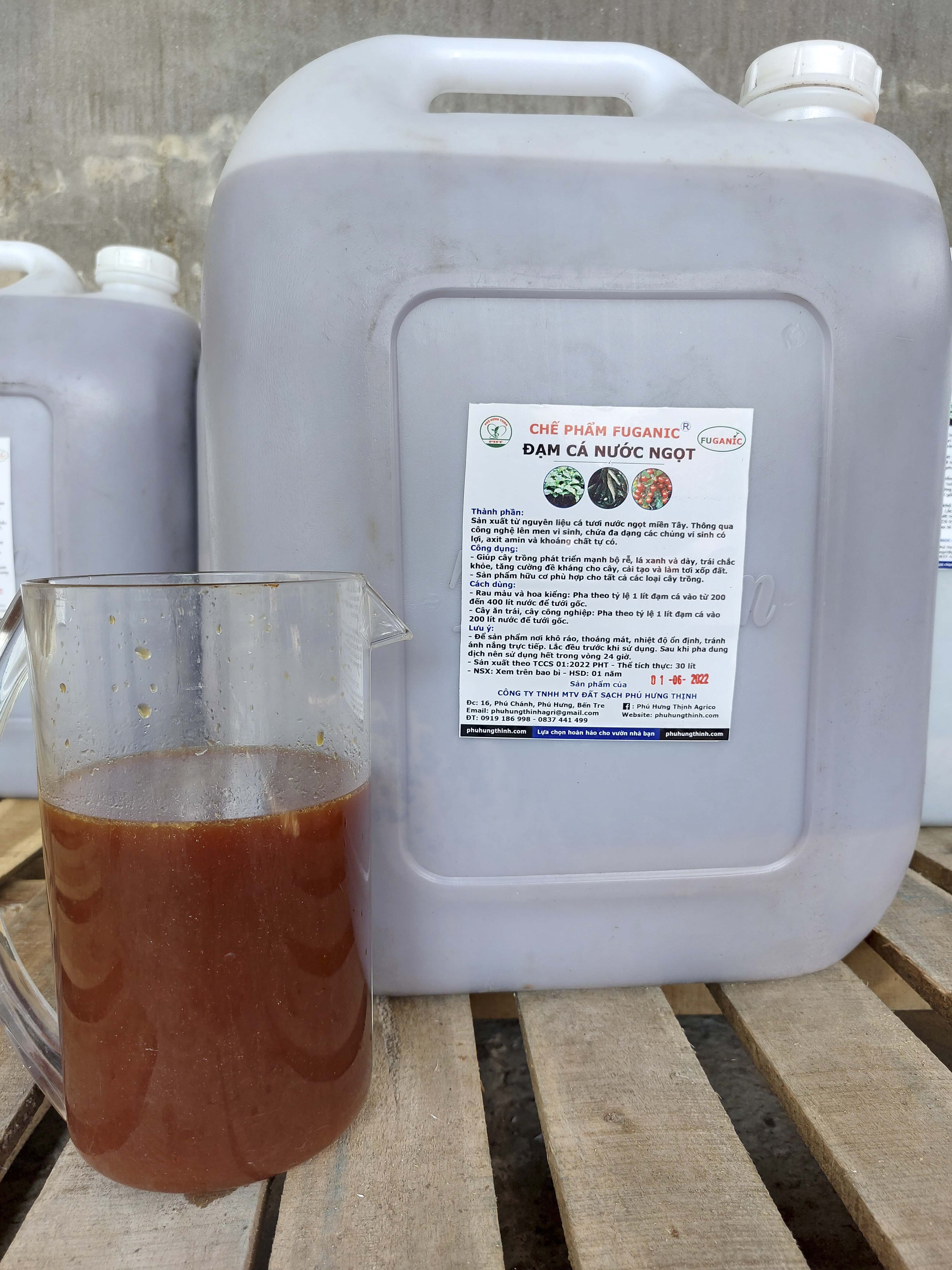 Phân đạm cá nước ngọt (30 lít)