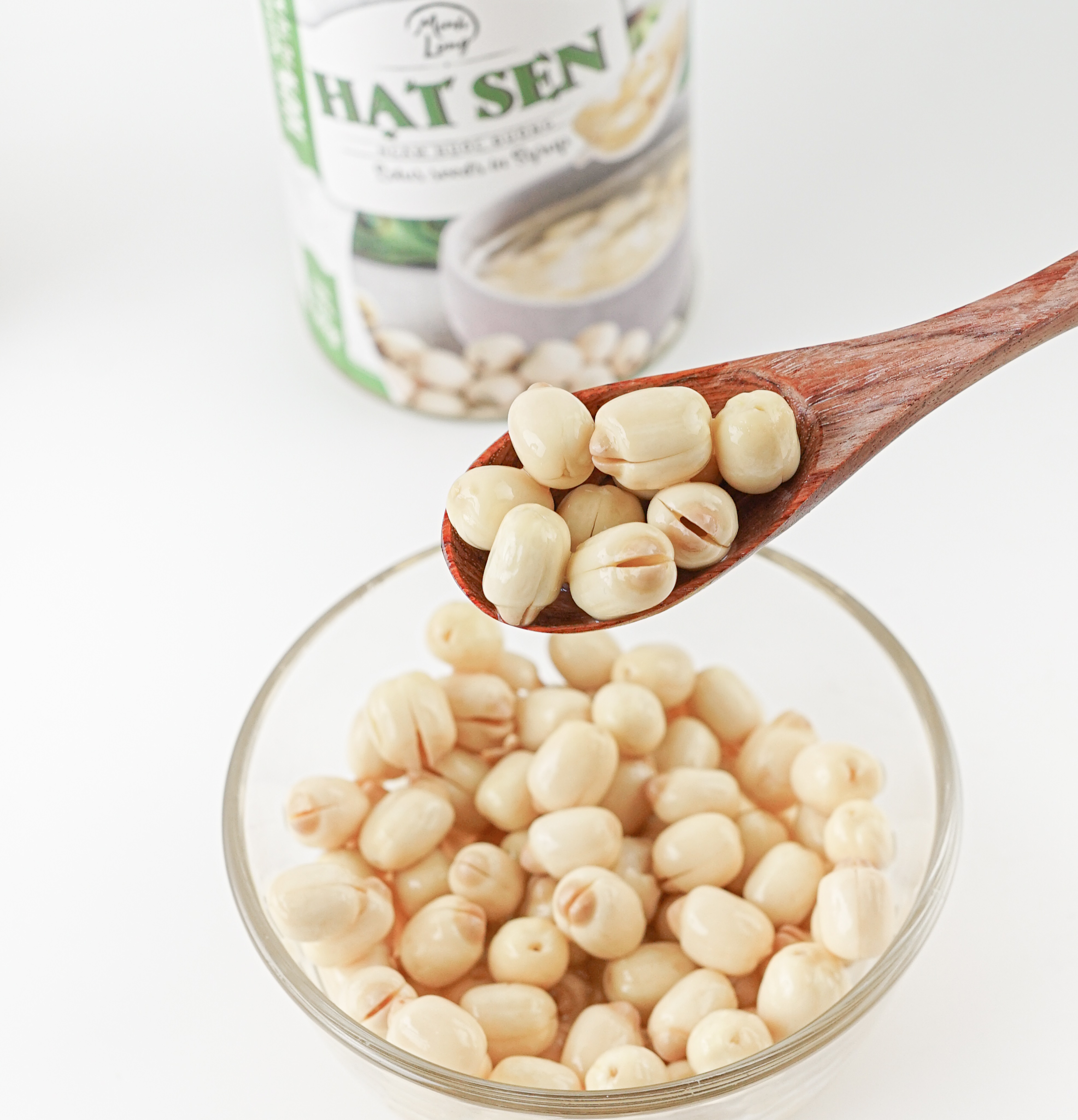 Hạt sen nước đường Cát Long 565gr ngọt bùi