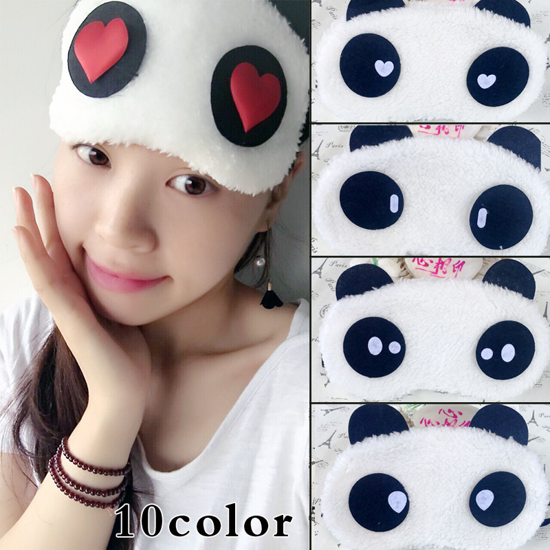 [HCM]Combo 2 Miếng che mắt ngủ bằng lông - Tấm che mắt ngủ hình gấu Panda vải bông mềm êm ái - Mặt nạ mắt ngủ khi đi du lịch - Miếng che mắt khi ngủ - Dụng cụ che mắt khi ngủ