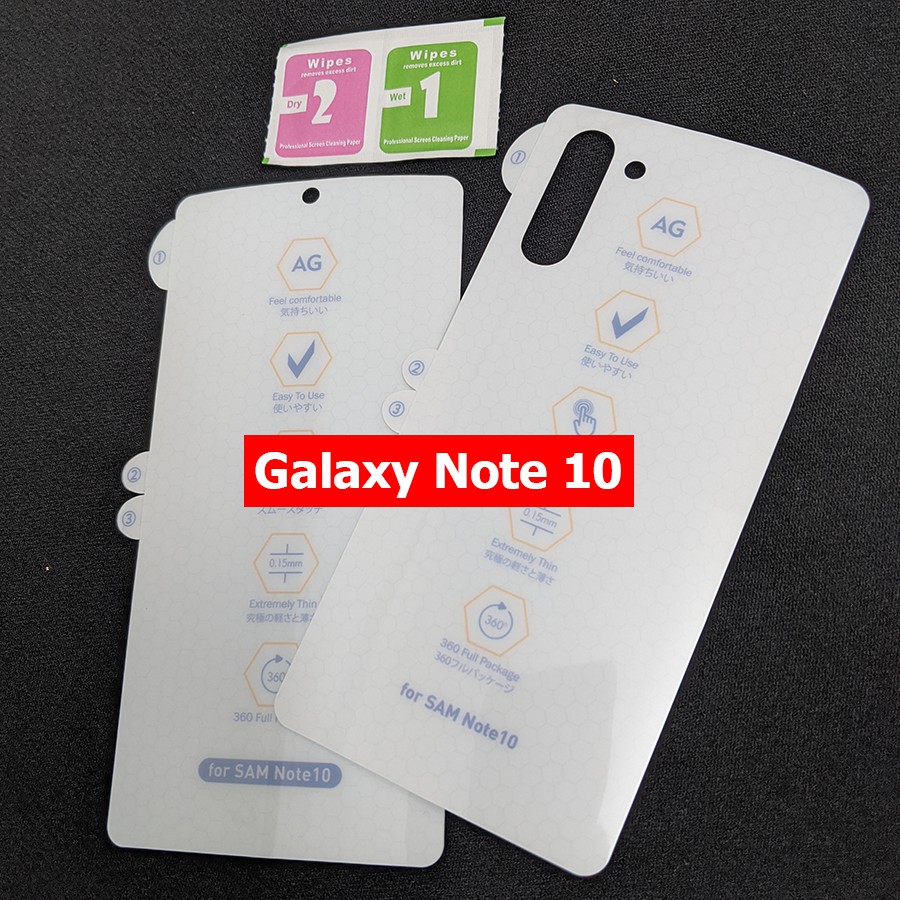 Dán ppf ag nhám chống xước galaxy note 10