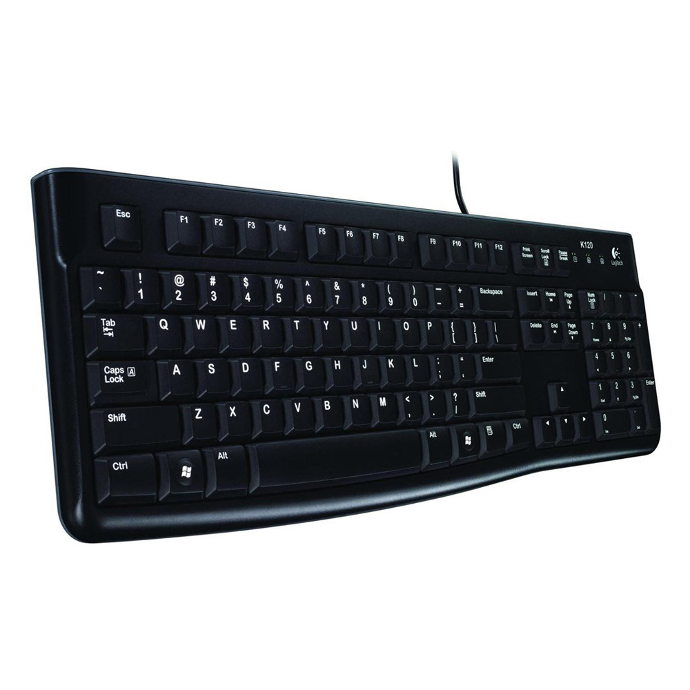 Bàn phím máy tính Logitech K120 có dây - Bảo hành 3 năm chính hãng