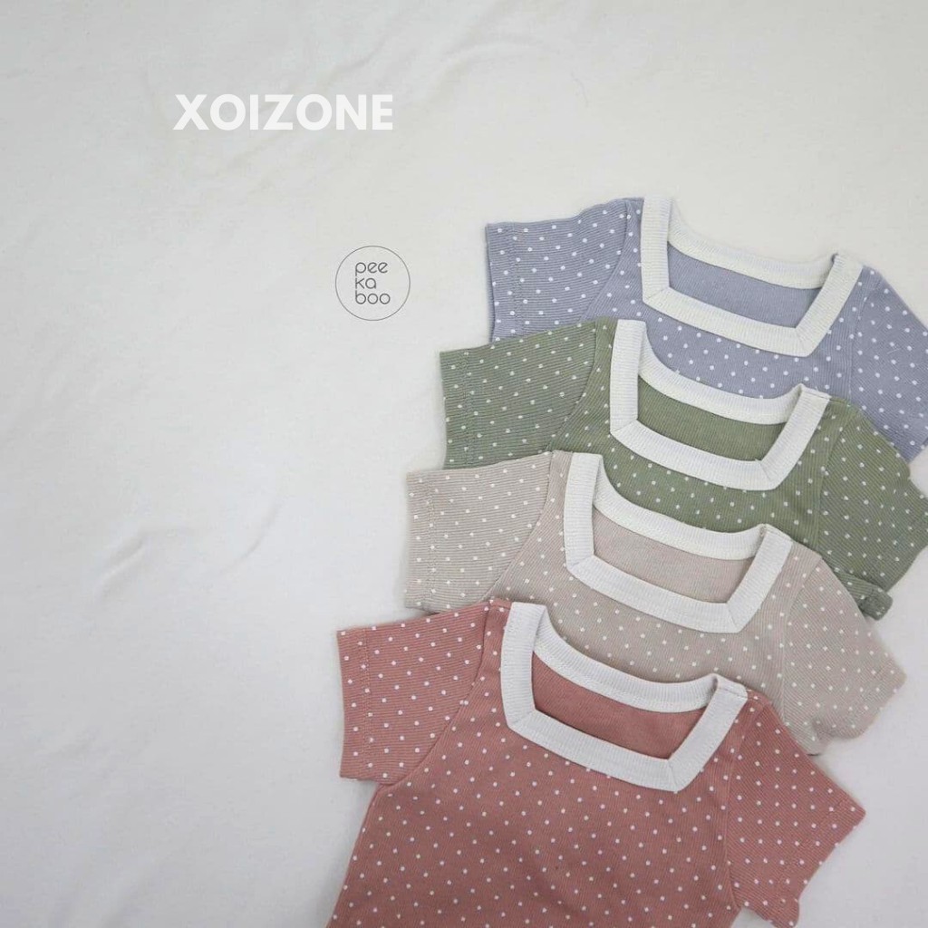 Bộ Cộc Bi Chuing Peekaboo Hè 2020 Hàn Quốc Cho Bé