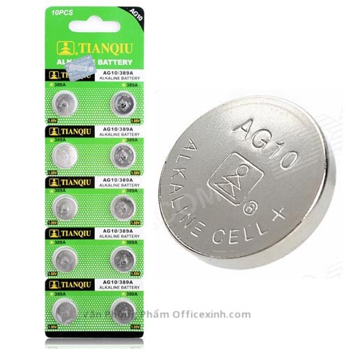 Pin đồng tiền AG10-AG13 (vĩ 10 viên)