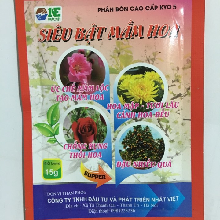 Phân bón Siêu bật mầm hoa gói 15g SIÊU RẺ