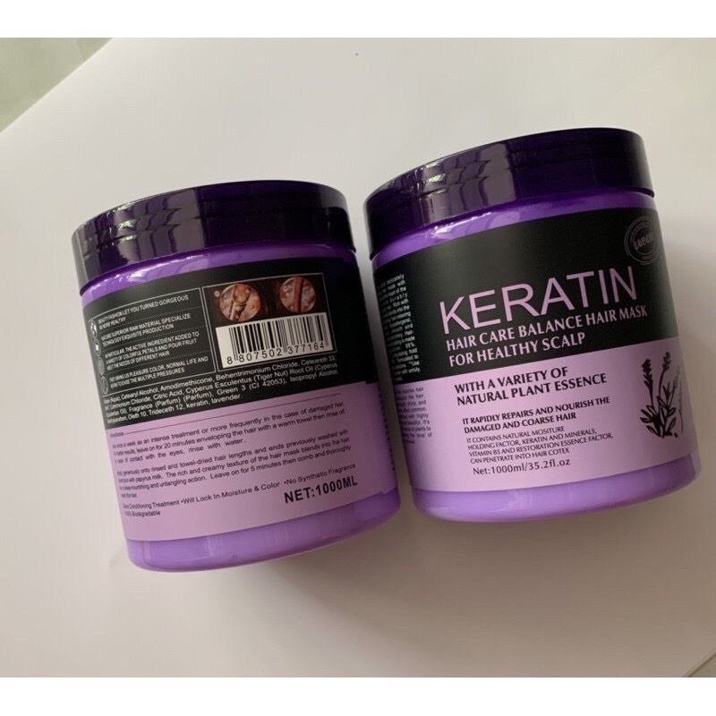 Kem ủ tóc keratin phục hồi tóc 1000ml