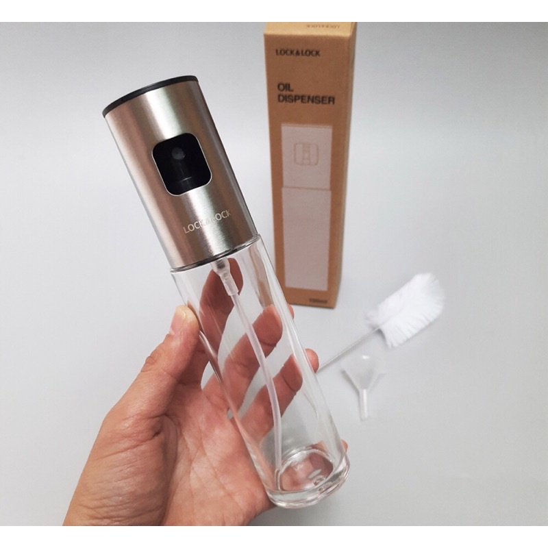 Bình Xịt Dầu Ăn Bằng Thủy Tinh Lock&Lock Dung Tích 100ml CKO109