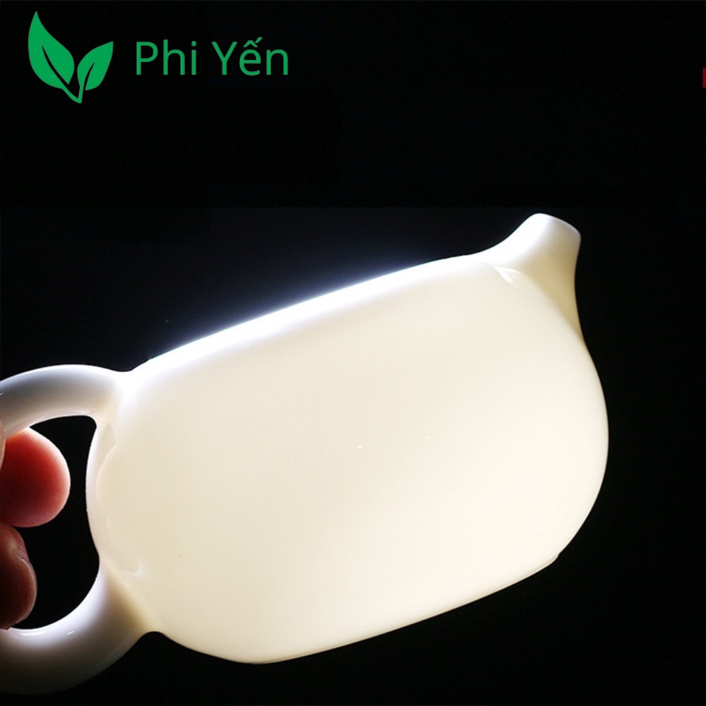 Ấm trà Tây Thi - Bạch Định thấu quang