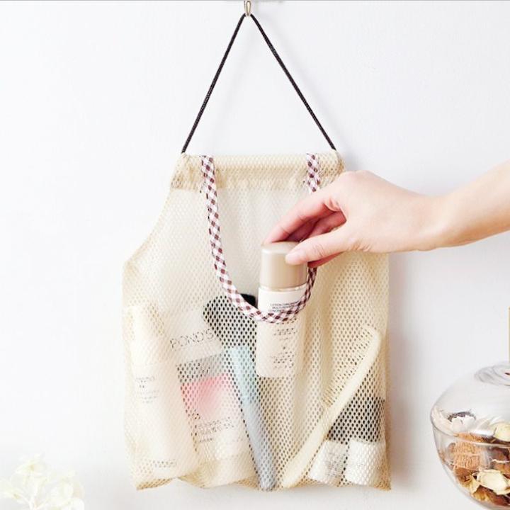 Túi Lưới Đựng Hành Tỏi, Rau Củ Quả, Đồ Khô Treo Tường Chống Ẩm Mốc Tiện Ích Nhà Bếp
