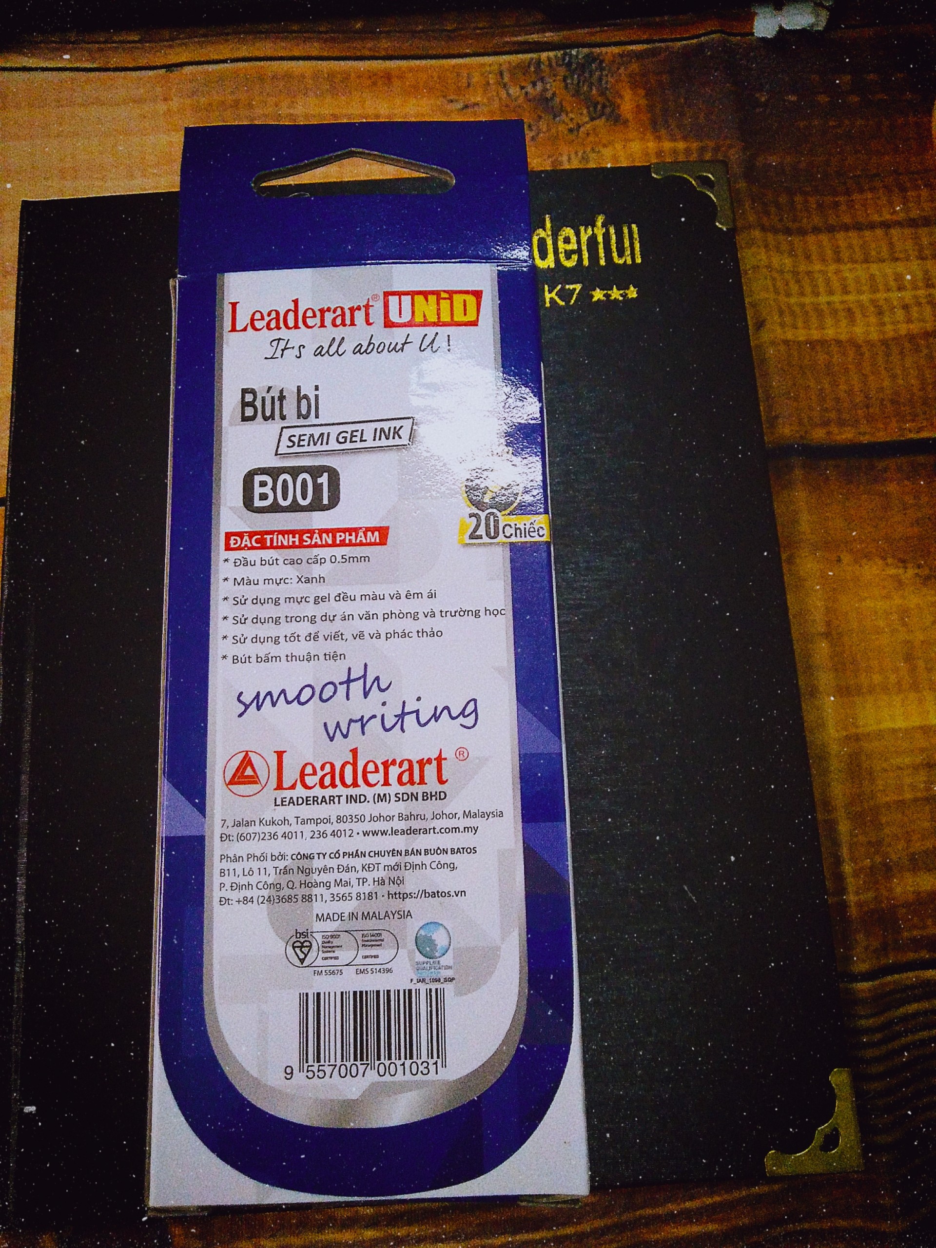 Bút Bi Leaderart - Màu Xanh