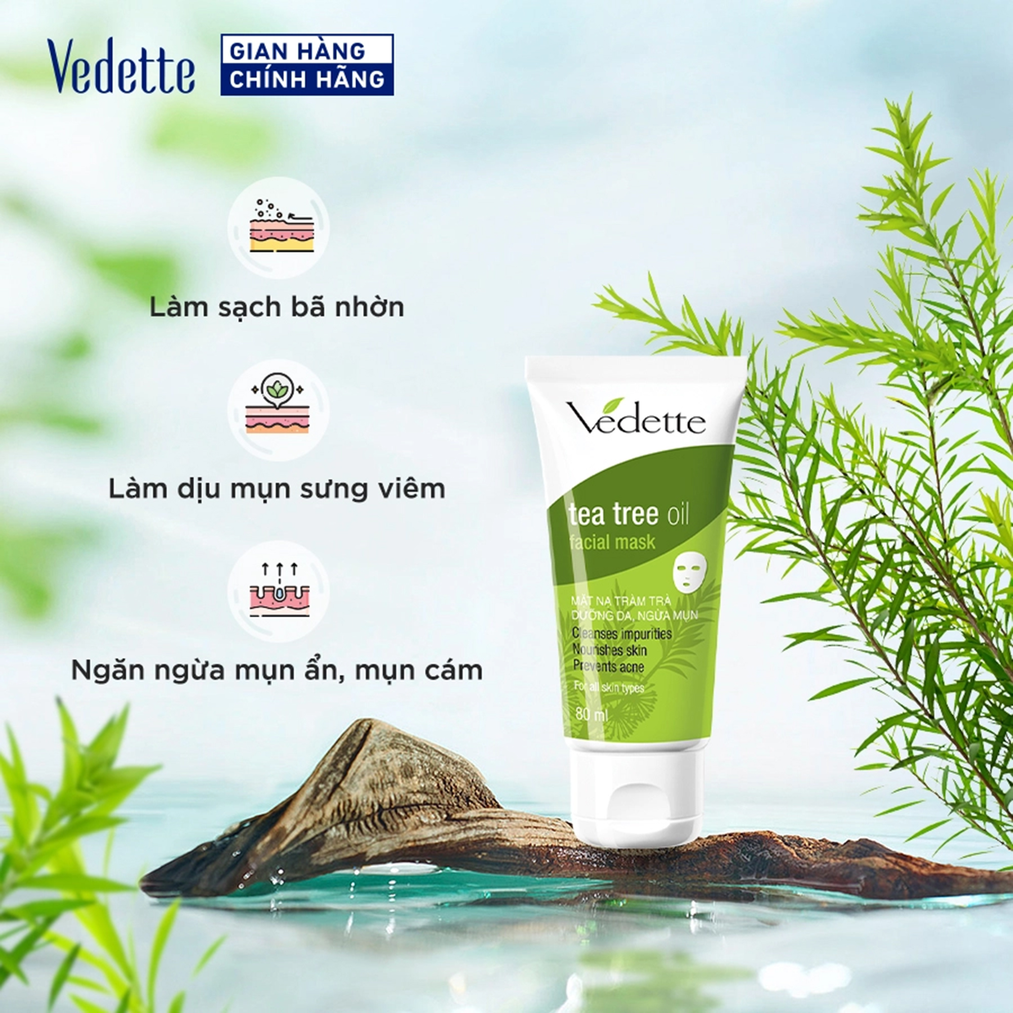 SỮA RỬA MẶT CHIẾT XUẤT CENTELLA HỖ TRỢ SÁNG DA NGỪA MỤN LUXVALEY GENTLE FACE WASH