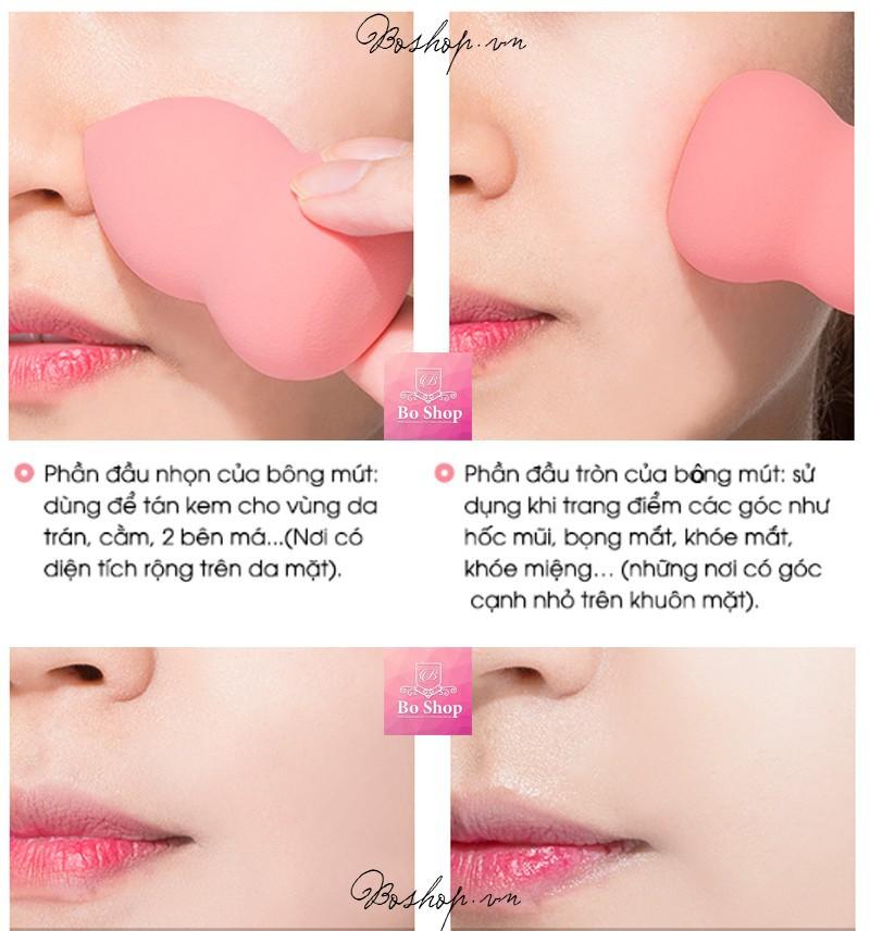 [HCM]Bông Phấn Hồ Lô Tán Kem Nền Siêu Mềm Mịn