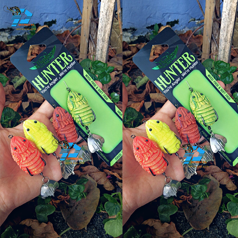 Mồi câu lure V4 hunter thái lan. siêu HOT, sốc cá.!!!