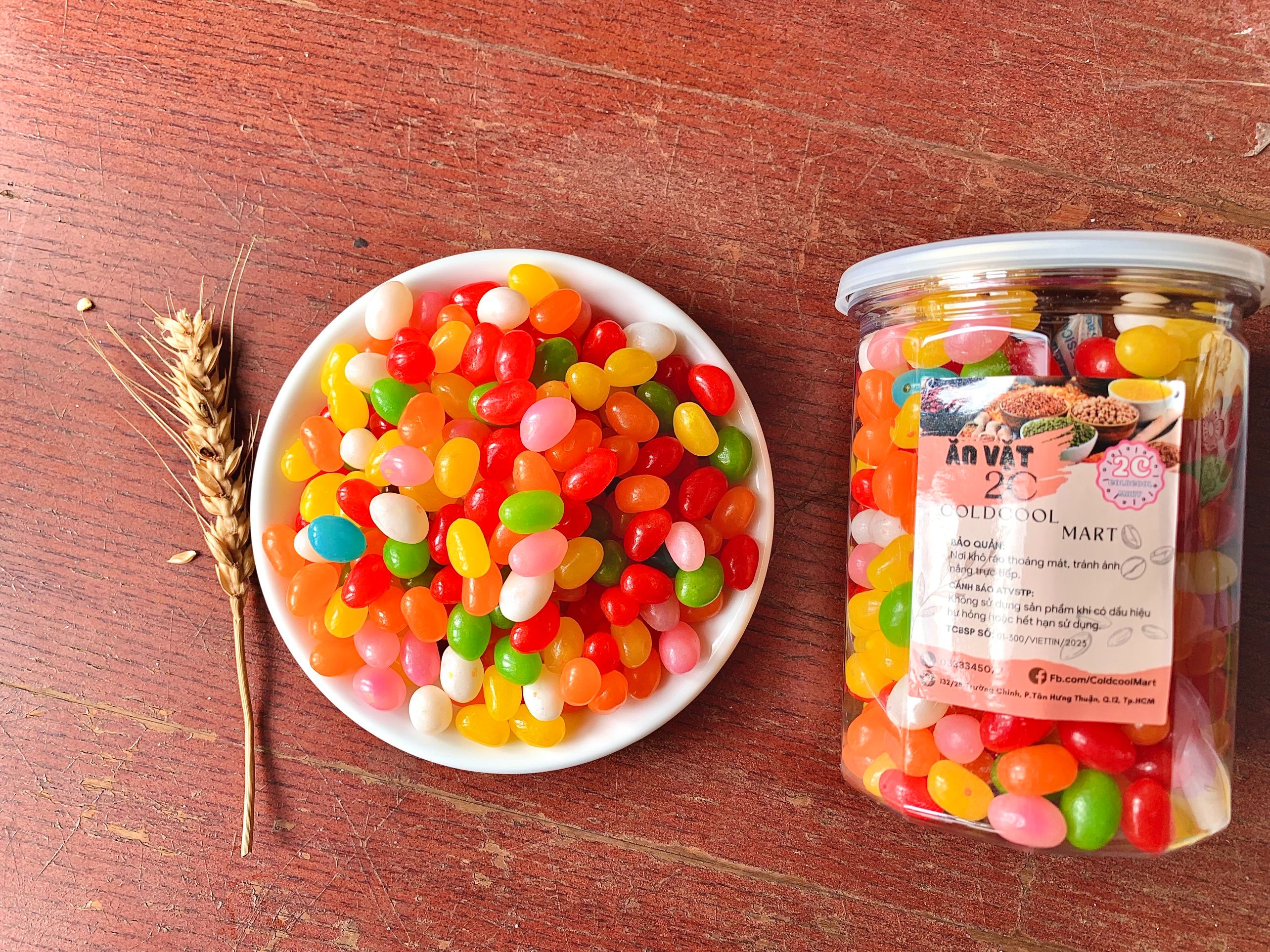Kẹo Bi Trái Cây 500g 2c Mart